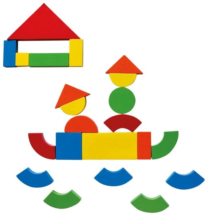 Magnetický kreatívny kufrík s tvarmi