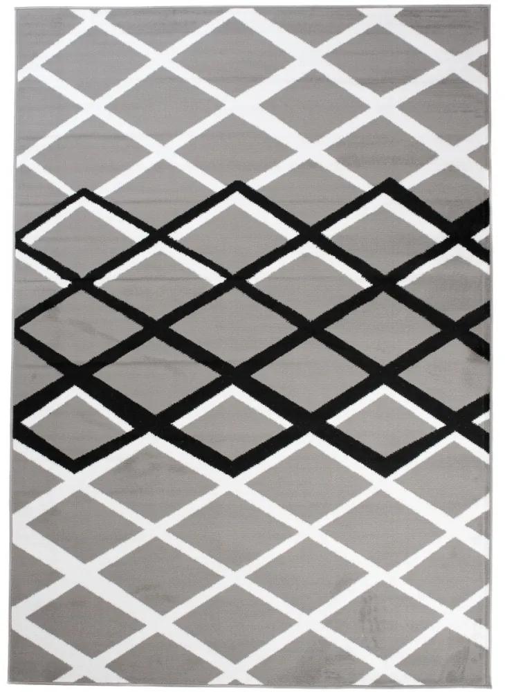 Kusový koberec PP Opal šedý, Velikosti 130x190cm