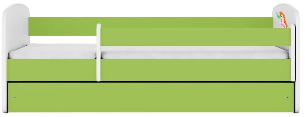 Dětská postel Babydreams mořská panna zelená
