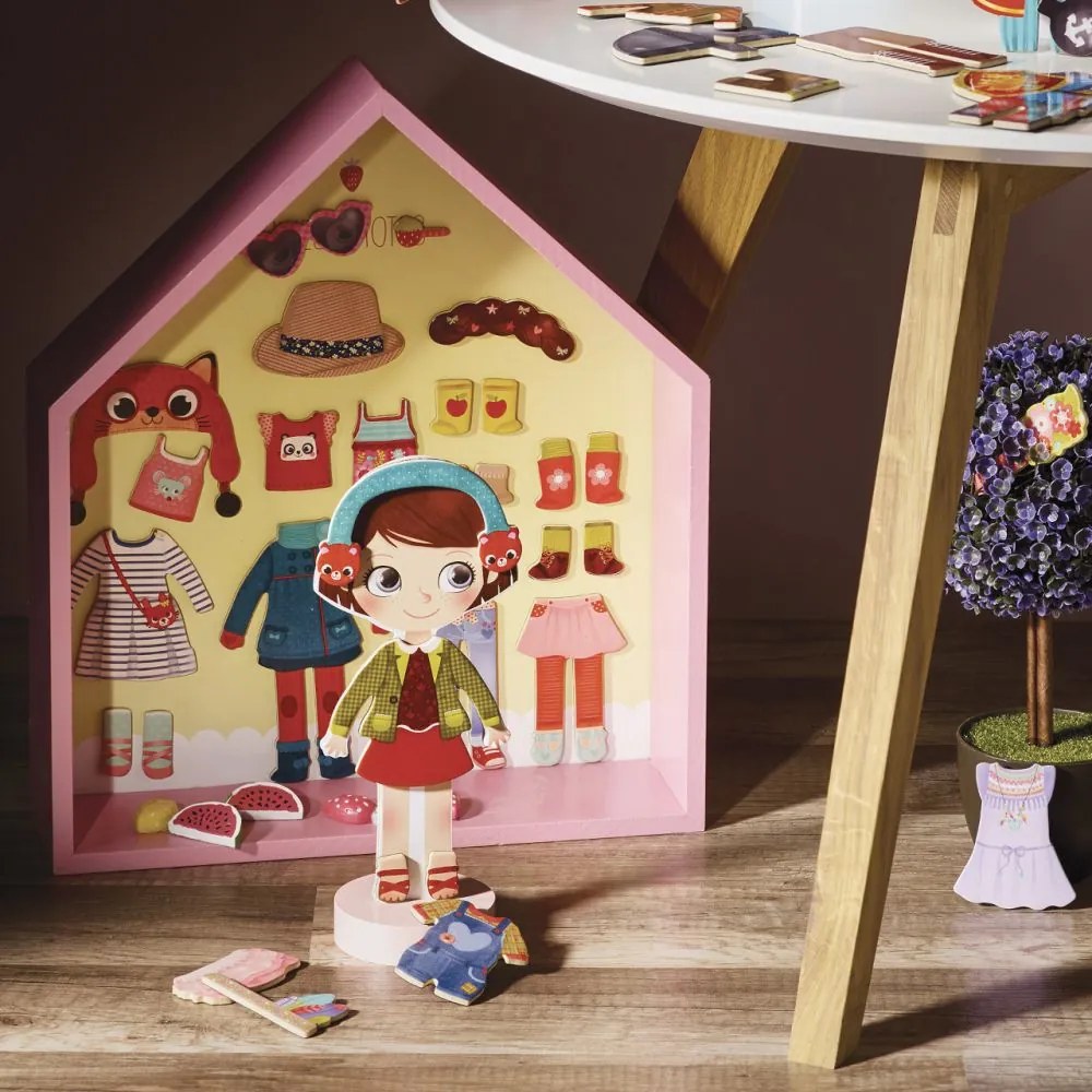 Vilac Magnetické obliekanie puzzle Chloe