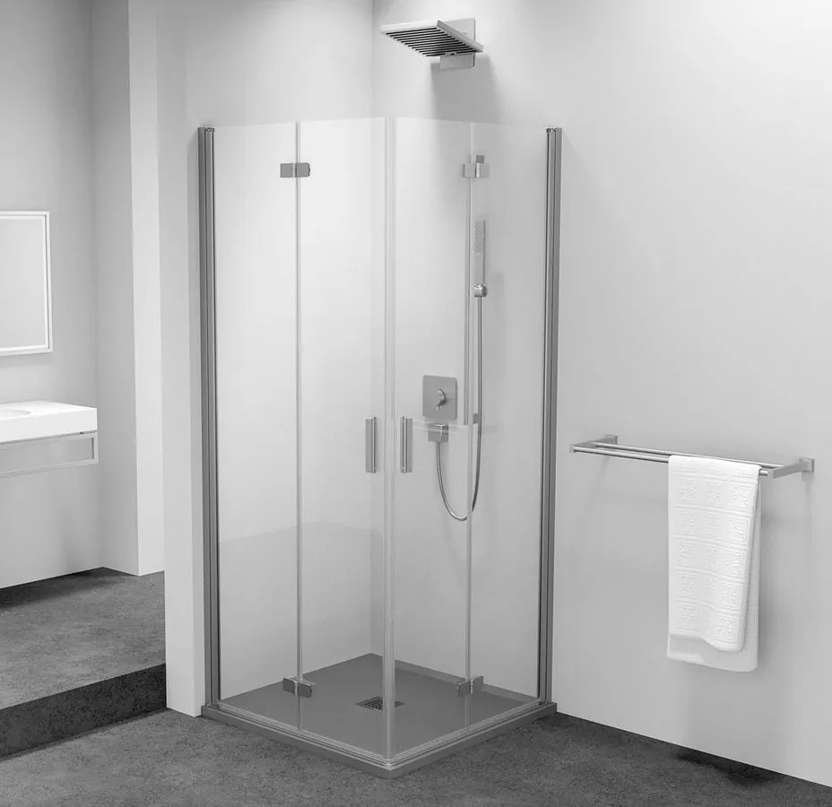 Polysan Polysan, ZOOM štvorcová sprchová zástena 900x900mm, rohový vstup, ZL4915L-02