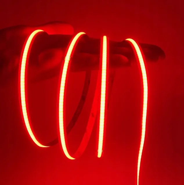 ecoPLANET Homogénny Neon COB LED pásik 12V 50m ČERVENÝ