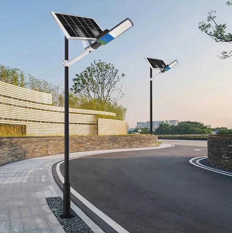BERGE LED solárna pouličná lampa 120W CASABLANCA