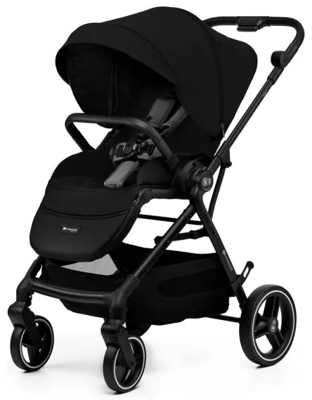 KINDERKRAFT SELECT - Kombinovaný kočík 2v1 YOXI Pure black