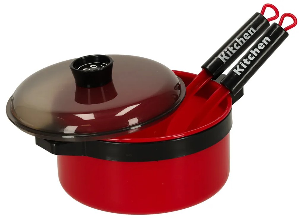 KIK Detská kuchynská sada 35 ks – edukatívna hra na varenie, kuchynské doplnky pre deti 3+