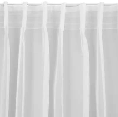 Záclona do obývačky biela SIMONE 400 x 170 cm
