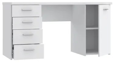 Písací stôl ARENO biely