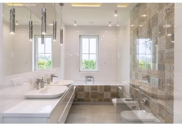 Argon 4057 - Luster na lanku GOMERA 1xGU10/5W/230V mosadz