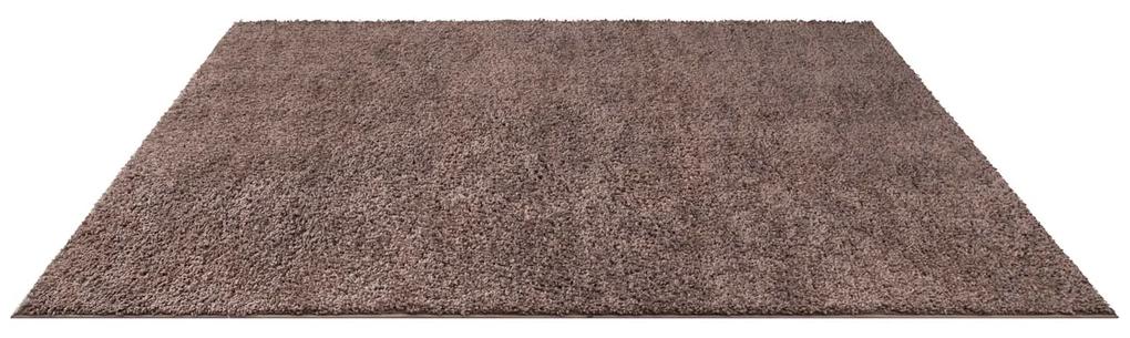 Dekorstudio Shaggy koberec CITY 500 hnedý Rozmer koberca: 133x190cm