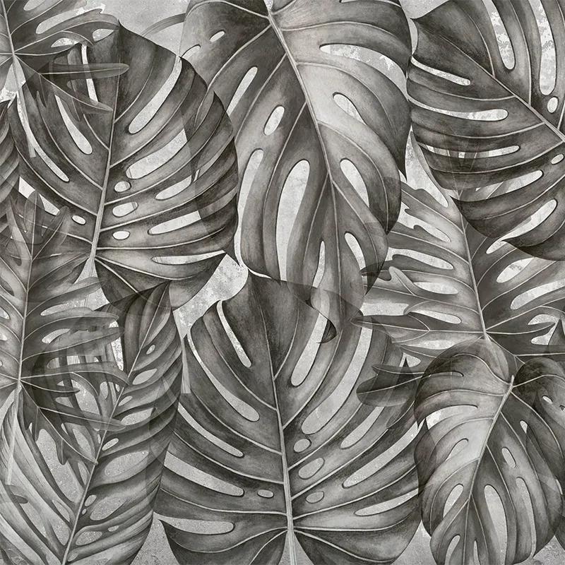 VLADILA  Grey Philodendron - tapeta