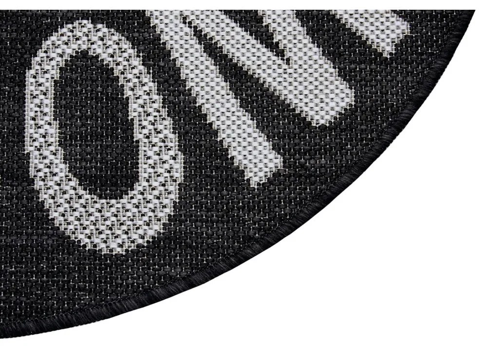 Antracitovosivá rohožka Hanse Home Weave Big Welcome, 50 x 80 cm
