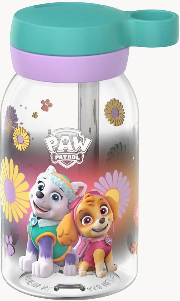 Detská fľaša so slamkou Paw Patrol Girls