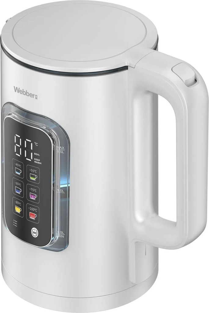 WEBBER Rýchlovarná kanvica 1,5 l s reguláciou teploty Webber WK110 ELIYA