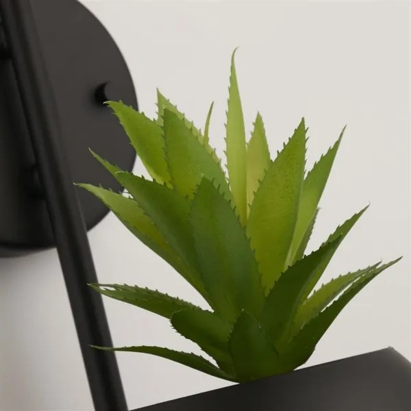 Searchlight 61220BK - Nástenné svietidlo LUNAR 1xG9/4W/230V