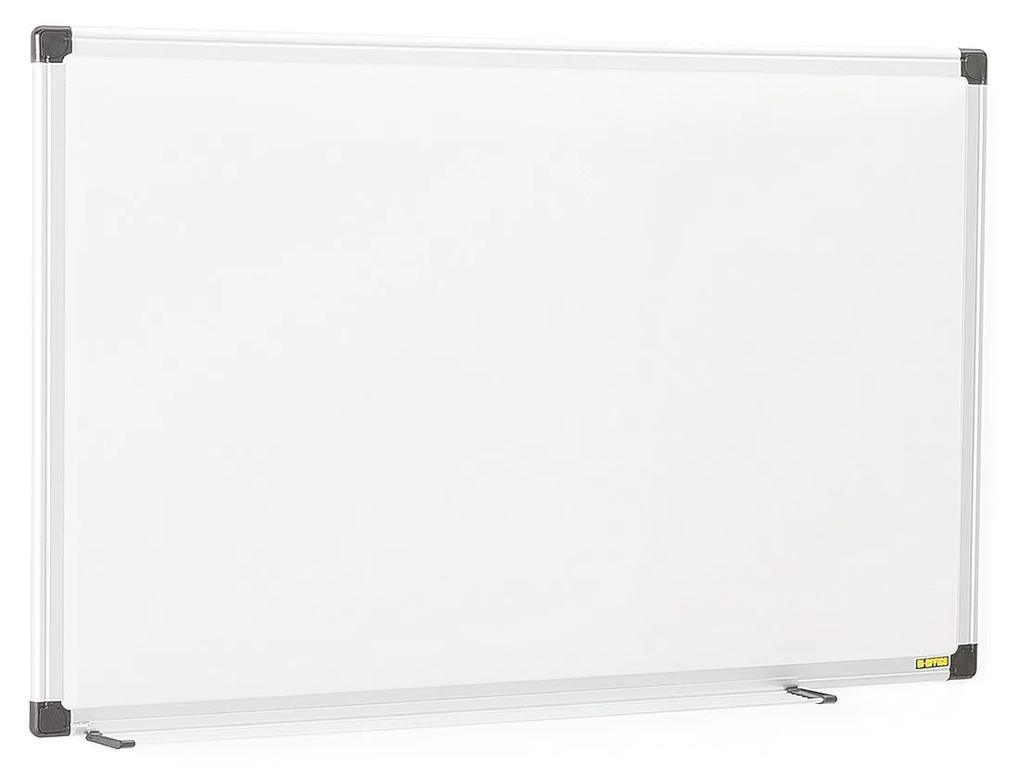 Biela magnetická tabuľa BETTY s hliníkovým rámom, 600x450 mm