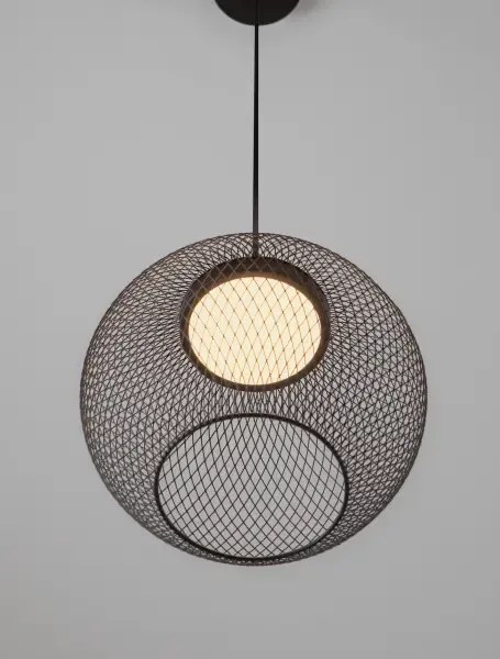LED čierne dizajnové svietidlo Kinetic 30