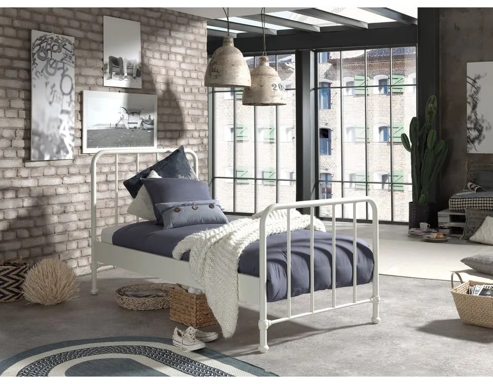 Biela detská posteľ 90x200 cm Bronxx - Vipack