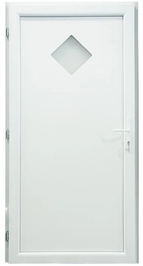 Dvere vchodové Madeleine D09 90L biele