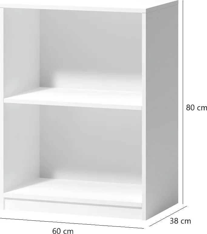 Regál Tatris 80 cm biely