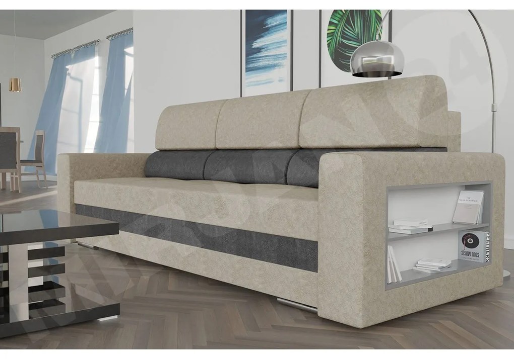 Pohovka s úložným priestorom Carina, Dostupné poťahy: Amor Velvet 4314