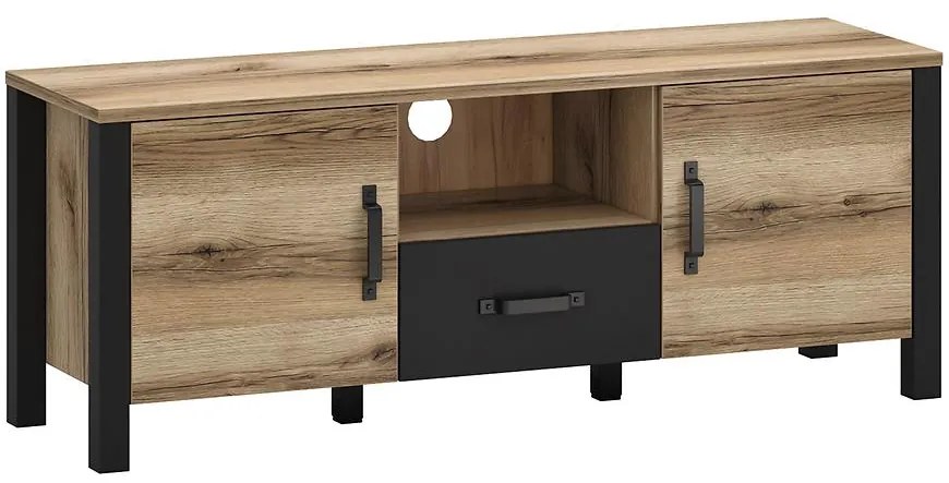 TV stolík 2d1s Derby B Light + Black