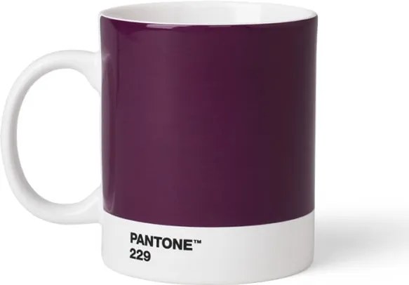 Tmavofialový hrnček Pantone, 375 ml