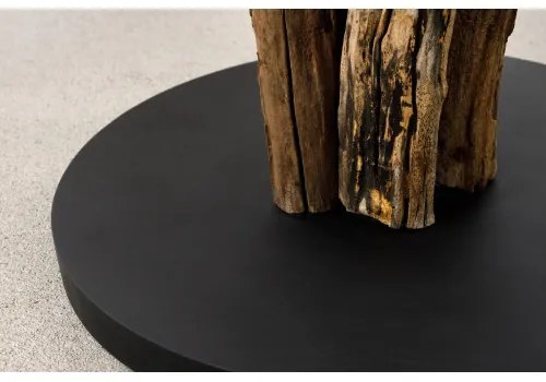 Stojaca lampa 42004 Wild Nature 150cm Béžová-Drevo Teak - Komfort-nábytok