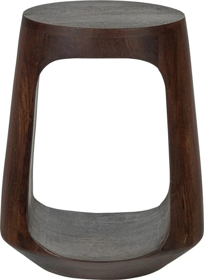 Okrúhly odkladací stolík z mangového dreva ø 33 cm Bayo – WOOOD
