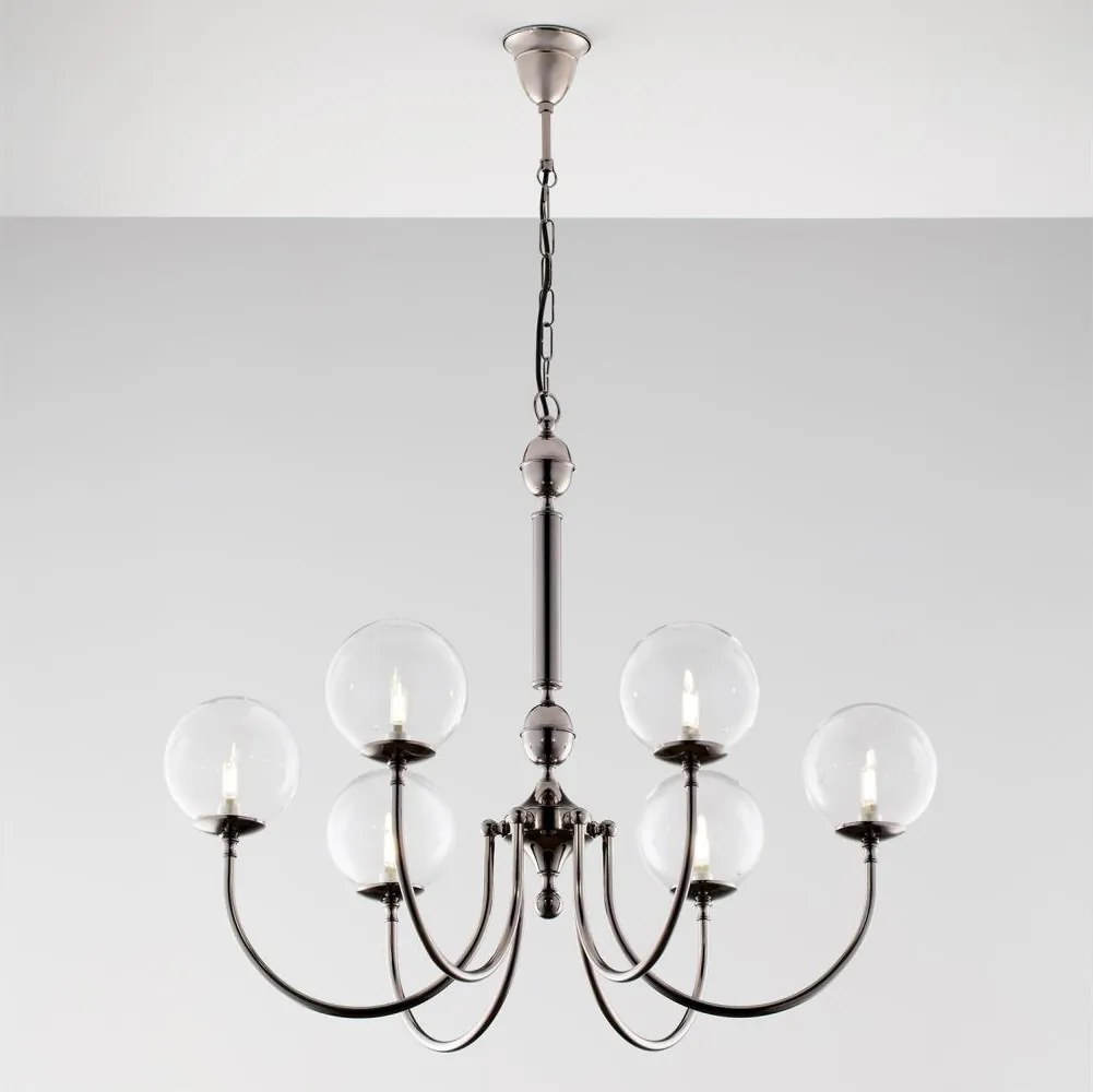 Jupiter 2022 - Luster na reťazi BRILLANTE 6xG9/10W/230V lesklý chróm