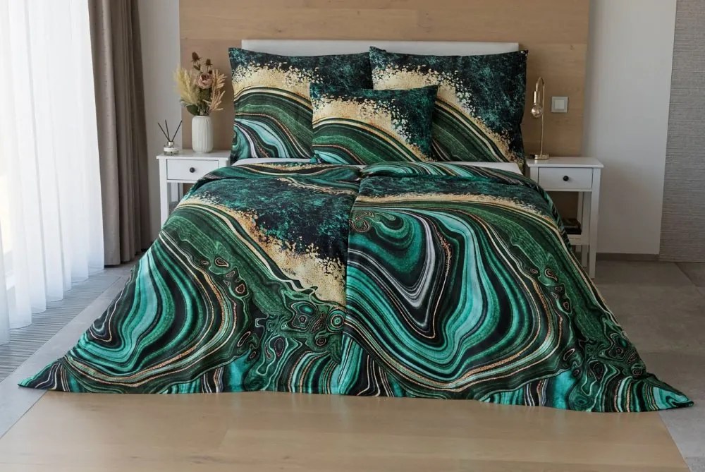 Saténové Posteľné obliečky Metheora 200x200/2x70x90 cm