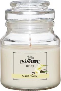 Vonná sviečkav sklenenej dóze Vanilka%