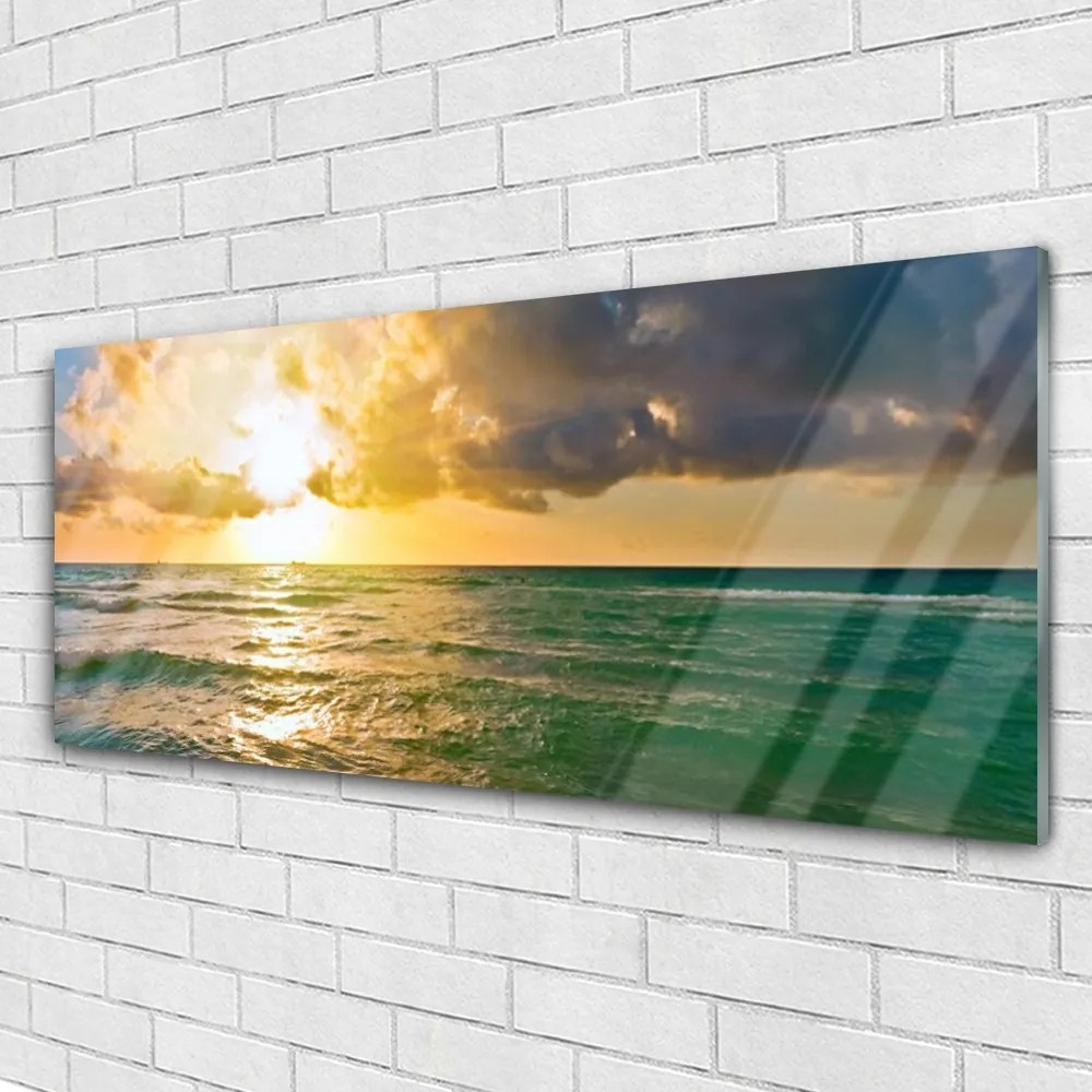 Obraz plexi More západ slnka 125x50 cm