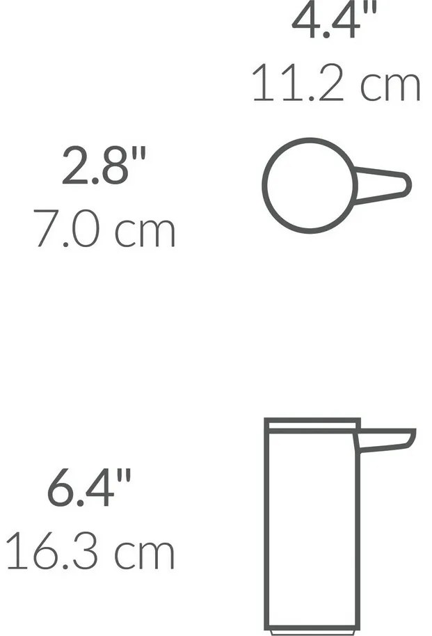 Simplehuman Bezdotykový dávkovač mydla 266 ml,lesklá nerezová oceľ