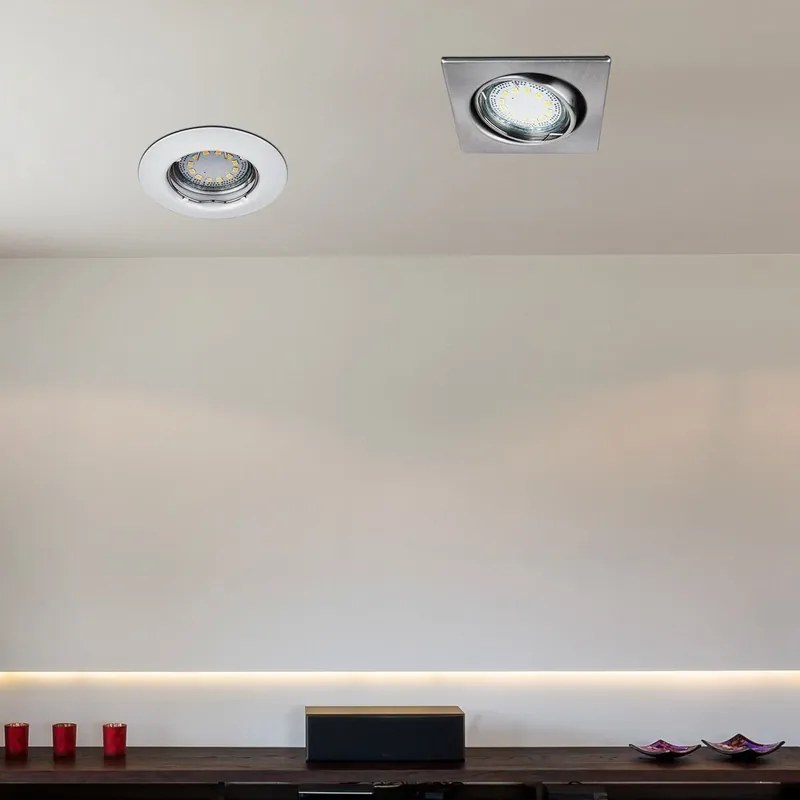 Rabalux LED zápustné bodové svietidlo Lite 3x3W | 720lm | 3000K | IP40 - set 3 svietidiel, kruhové