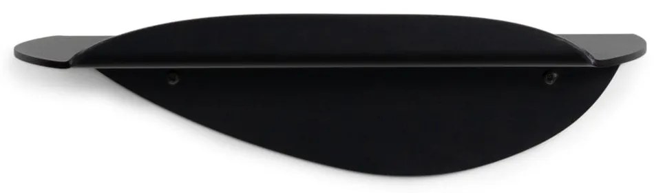 Čierna kovová polica 34 cm Pipa – Spinder Design