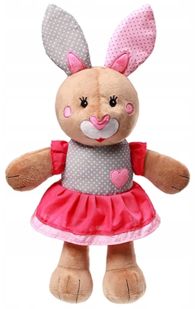 BabyOno Plyšová hračka s hrkálkou, 30cm -  Bunny Julia