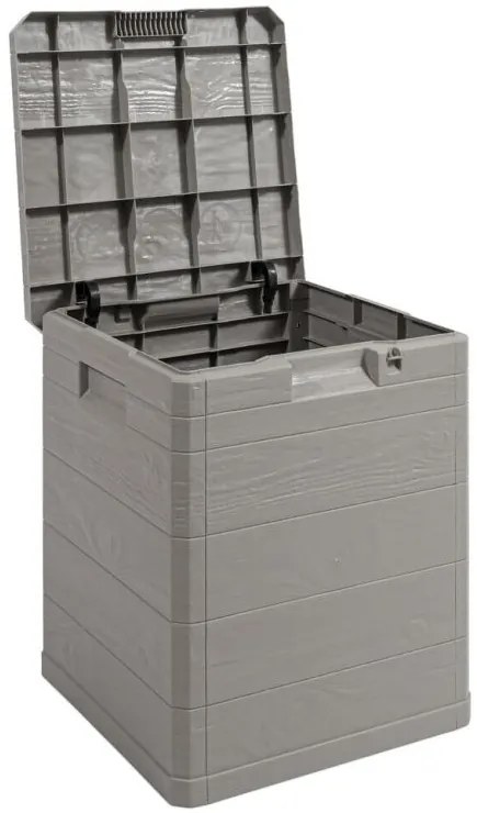 WOODYS záhradný plastový úložný box 90 L, svetlo šedá