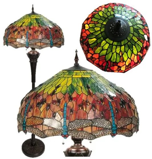 Luxury maxi Tiffany stojacia lampa MULTICOLOUR Ø62*170