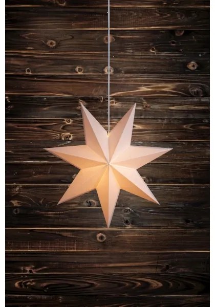 Markslöjd 703120 - Vianočná dekorácia DUVA 1xE14/25W/230V pr. 45 cm biela