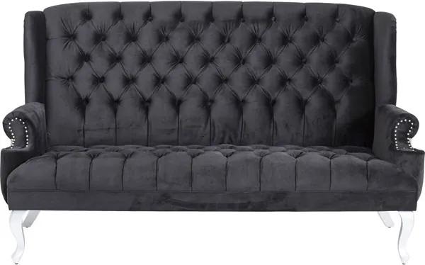 KARE DESIGN Sofa Barocco Black 190 cm
