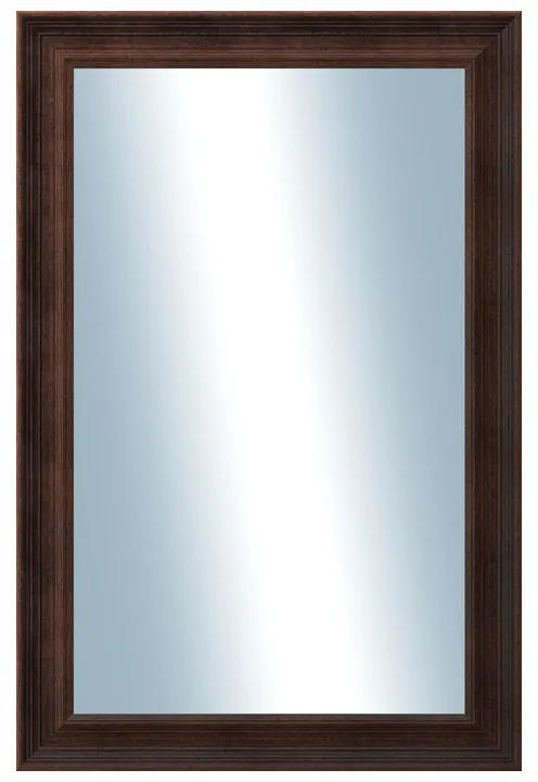 DANTIK - Zrkadlo v rámu, rozmer s rámom 40x60 cm z lišty KOSTELNÍ malá hnedá (3165)