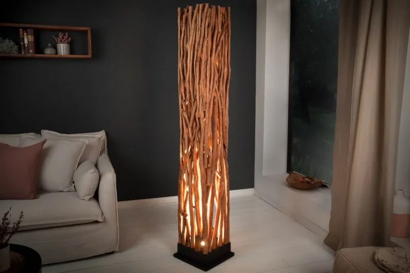 Stojacia lampa Nature Art 175 cm dlhé drevo