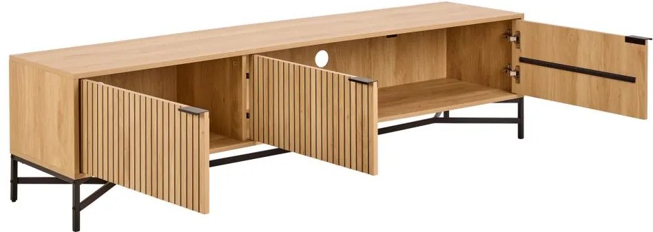 TV stolík Jaipur 176 cm dub prírodný
