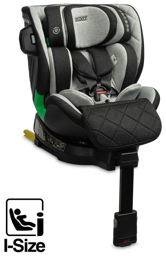 Autosedačka CARETERO TUROX I-SIZE grey