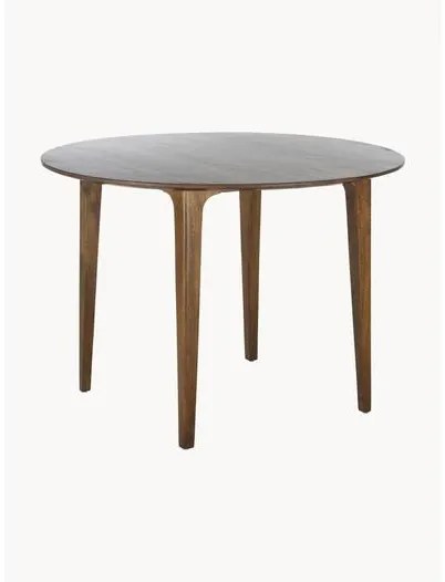 Okrúhly jedálenský stôl z masívneho mangového dreva Archie, Ø 110 cm