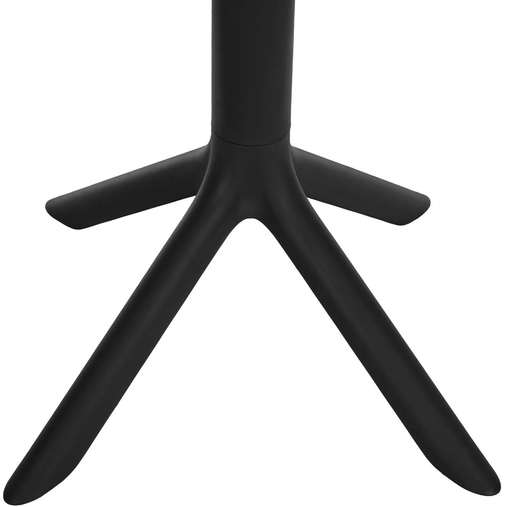 Okrúhly stôl Lacota 60 cm - čierna