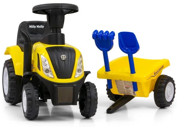 Odrážadlo New Holland T7 traktor žltý