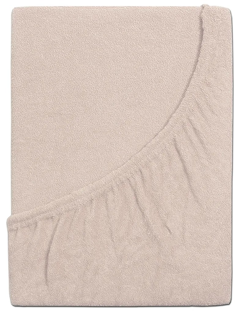 4Home froté prestieradlo Perfect kávová, 180 x 200 cm