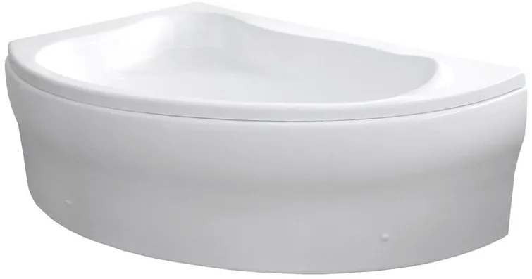 Aqualine Aqualine, ORAVA vaňa 150x90x38cm bez nožičiek, ľavá, biela, G1590