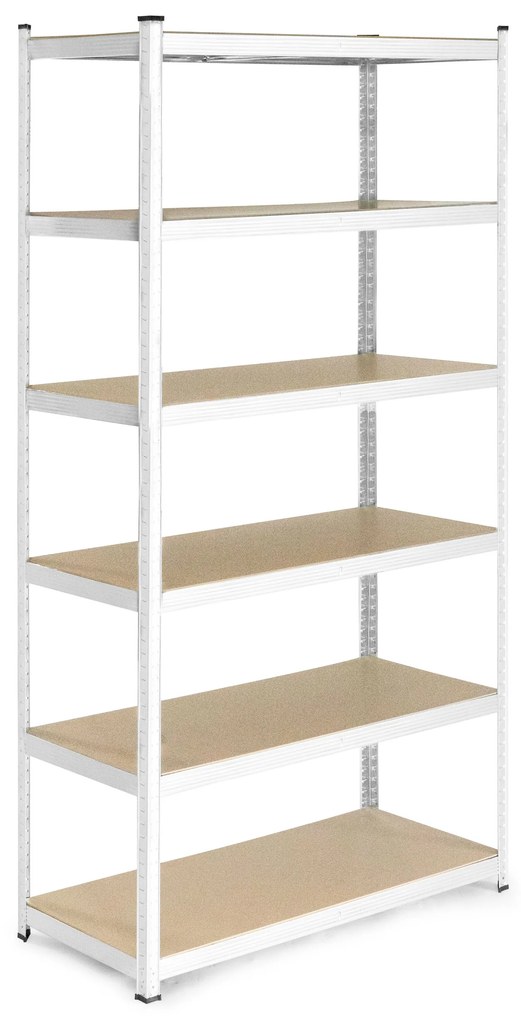 Skladový regál 222x110x50 cm, 6 políc, nosnosť 1050 kg, ModernHome